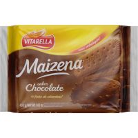 Biscoito Maizena Vitarella Chocolate 400g | Caixa com 20 Unidades - Cod. 7896213002138C20