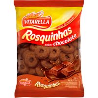 Rosquinha Vitarella Chocolate 350g | Caixa com 20 Unidades - Cod. 7896213002510C20