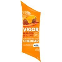 Molho para Lanche Vigor Burguer Gourmet Sabor Cheddar Bisnaga 1,5kg | Caixa com 4 Unidades - Cod. 7891999011565C4
