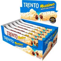 Chocolate Peccin Trento Massimo Branco com Cookies 30g Display com 16 Unidades | Caixa com 8 Displays - Cod. 7896306619465C8