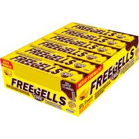 Drops Freegells Maracujá com Recheio de Chocolate Display com 12 Unidades | Caixa com 36 Displays - Cod. 7891151039581C36