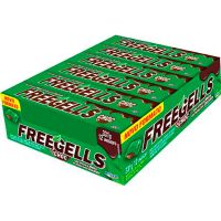 Drops Freegells Menta com Recheio de Chocolate Display com 12 Unidades | Caixa com 36 Displays - Cod. 7891151039543C36