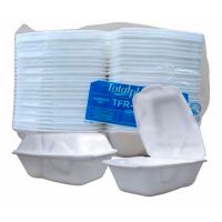 Embalagem de Isopor Totalplast Frangueira 4x25 | Caixa com 100 Unidades - Cod. 17898505141850
