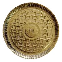 Prato Laminado Pitpratos Ouro N°6 30,5cm Pacote com 20 Unidades - Cod. 7898693660563