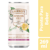 Vodka Smirnoff Infusions Spritz Passionfruit & Jasmine 269ml - Cod. 7893218003801