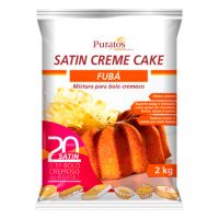 Mistura para Bolo Puratos Satin Creme Cake Fubá 2kg - Cod. 7898215601999