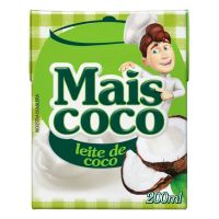 Leite de Coco Mais Coco Tetra Pak 200ml - Cod. 7896004401775