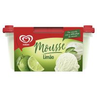 Sorvete Kibon Mousse Limão 1,3L | Caixa com 4 Unidades - Cod. 7891150055933C4