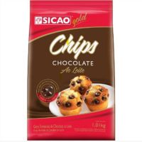 Chocolate em Gotas ao leite Chips Sicao 2,5kg - Cod. 20842068143