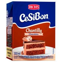 Chantilly Richs Cesibon Chocolate 200ml - Cod. 7898610603956