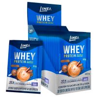 Suplemento Alimentar Linea Whey Protein Cappuccino Sachê 30g - Cod. 7896001282636