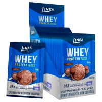 Suplemento Alimentar Linea Whey Protein Chocolate Sachê 30g - Cod. 7896001282674
