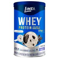 Suplemento Alimentar Linea Whey Protein Cookies'n Cream Lata 450g - Cod. 7896001282599