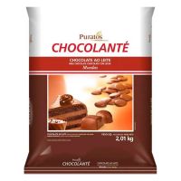 Chocolate para Cobertura Puratos Chocolanté em Moedas ao Leite Pacote 2,01kg - Cod. 7898215606246