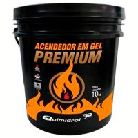 Acendedor em Gel Quimidrol Premium 80°INPM Balde 10kg - Cod. 7896602858568