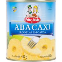 Abacaxi Rodelas Fritaz & Frida 400g - Cod. 7890300055557