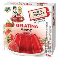 Gelatina Morango Fritz & Frida 35g - Cod. 7890300400210