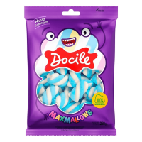 Maxmallows T Azul/Branco Bacilha 250g | Caixa com 12 Unidades - Cod. 7896451910202C12