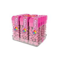 Pastilha Mini Minty Tutti-Frutti V2 14g | Caixa com 12 Unidades - Cod. 7896451901996C12