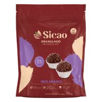 Chocolate Granulado Sicao Meio Amargo 1,01kg - Cod. 20842100072