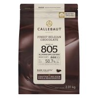 Gotas de Chocolate Callebaut Amargo 50,7% Cacau 2,01kg - Cod. 5410522593259