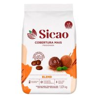 Gotas de Chocolate Sicao Cobertura Mais Fracionada Blend 1,01kg - Cod. 20842098935