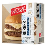Hambúrguer Bovino Wessel 100% Carne 330g - Cod. 7896103814247