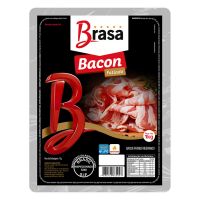 Bacon Brasa Resfriado Fatiado Bandeja 1kg - Cod. 7898720660047