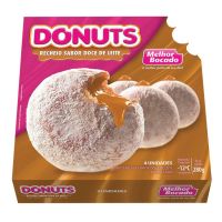 Donuts Congelado Melhor Bocado Doce de Leite Caixa 280g com 4 Unidades - Cod. 17898122676315
