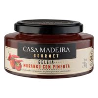 Geleia Casa Madeira Gourmet Pimenta com Morango 240g - Cod. 7898070110827