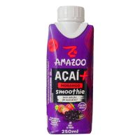 Smoothie de Açaí Amazoo Zero Açúcar com Morango Tetra Pak 250ml - Cod. 7898132842161
