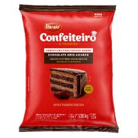 Cobertura de Chocolate em Gotas Harald Confeiteiro Meio Amargo 1,01kg - Cod. 7897077837010