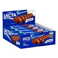 Chocolate em Barra Lacta ao Leite 34g | Caixa com 12 Unidades - Cod. 7622210573377C12