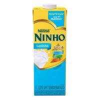 Leite Nestlé Ninho Levinho Semidesnatado 1L | Caixa com 12 Unidades - Cod. 7898215157427C12