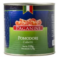 Tomate Pelado Paganini em Cubos Lata 2,55kg - Cod. 7898152997001