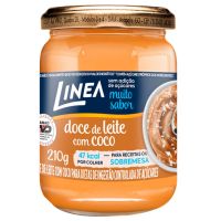 Doce de Leite Linea Zero Açúcar com Coco Vidro 210g - Cod. 7896001215481