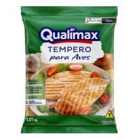Tempero em Pó Qualimax Aves Pacote 1,01kg - Caixa 10 Unidades - Cod. 7891122124582