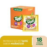 Refresco em P&oacute; Tang Maracuj&aacute; 18g | Caixa com 18 Unidades - Cod. 7622210571694C18