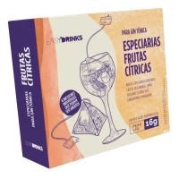 Especiarias para Gin T&ocirc;nica Easy Drinks Frutas C&iacute;tricas Caixa 16g - Cod. 7908692700051