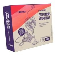 Especiarias para Gin T&ocirc;nica Easy Drinks Frutas Vermelhas Caixa 16g - Cod. 7908692700068
