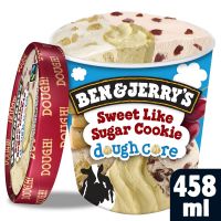 Sorvete Ben&Jerry's Sweet Like Sugar Cookie Dough Core 458ml | Caixa com 8 Unidades - Cod. 76840002139C8