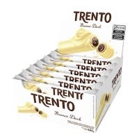 Chocolate Trento Branco Dark 464g Display com 16 Unidades - Cod. 7896306625268