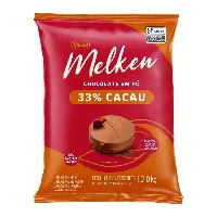 Chocolate em P&oacute; Harald Melken 33% Cacau 1,01kg - Cod. 7897077838376