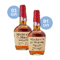 COMPRE 3 WHISKY MAKER'S MARK BOURBON 750ML E GANHE 1 WHISKY MAKER'S MARK BOURBON 750ML - Cod. C59464