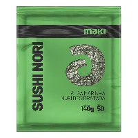 Alga Marinha Nori Maki Green 140g Com 50 folhas - Cod. 17898683520850