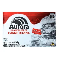 Hambúrguer Bovino Aurora 90g Com 36 Unidades - Cod. 47891164020956