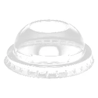 Tampa Bolha Descartável Cristalcopo com Furo para Copo PP 300ml/330ml Com 50 Unidades - Cod. 7898597033456
