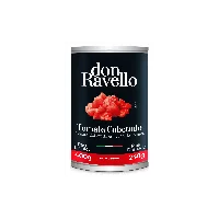 Tomate Pelado Cubos Don Ravello 400g - Cod. 0070341157985