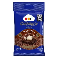 Chocolate Granulado Dori ConfeitArte Zero Lactose Tradicional Tijolinho 100g - Cod. 7896058502039