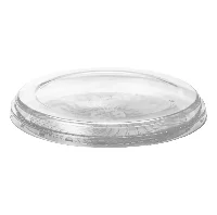 Embalagem Descart&aacute;vel Galvanotek Pizza Rasa Transparente com Tampa Ref:G-60 | Com 50 Unidades - Cod. 7897511700856C50